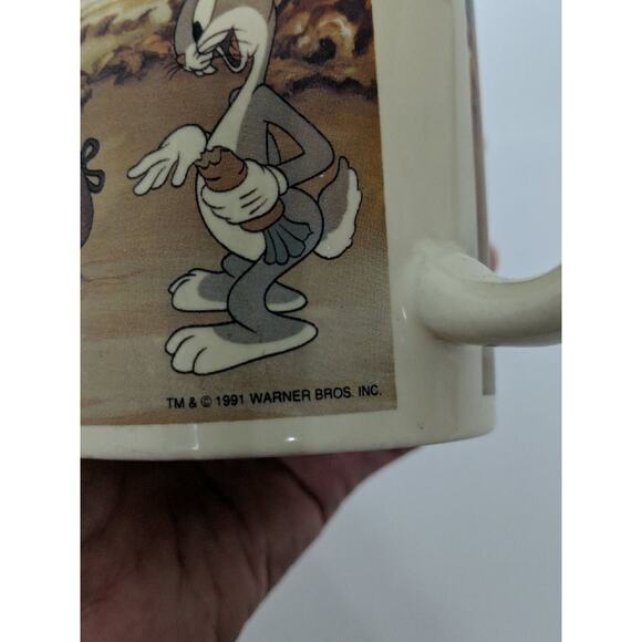 Vintage 1991 Warner Bros. Bugs Bunny Mug "A Wild Hare" - Picture 5 of 5